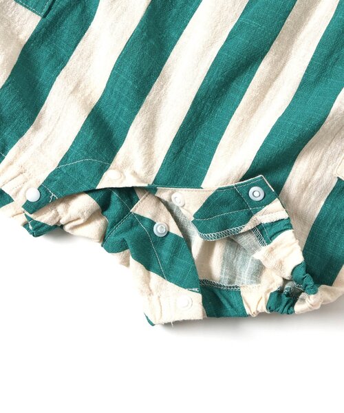 BREEZE(ブリーズ)の「【Bpop】ビックポケットサロペット(その他ベビーウェア・キッズ・グリーン/ベージュ・70/80)」の16枚目の写真