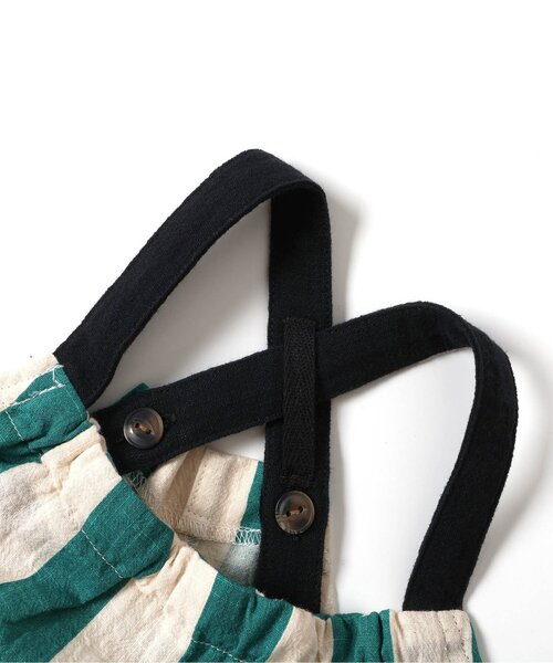 BREEZE(ブリーズ)の「【Bpop】ビックポケットサロペット(その他ベビーウェア・キッズ・グリーン/ベージュ・70/80)」の12枚目の写真