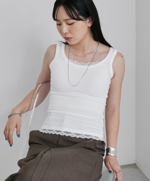 andmary Heart point tops アンドマリー　タンクトップ andmary Heart point tops アンドマリー タンクトップ ANDMARY