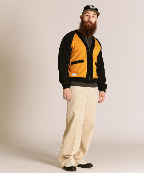 ショット（Schott）/2TONE SWEAT CARDIGAN／2トーン スウェット カーディガン Schott/ショット/2TONE SWEAT CARDIGAN/2トーン スウェット