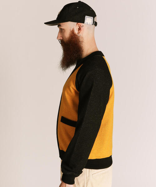 Schott/ショット/2TONE SWEAT CARDIGAN/2トーン スウェット