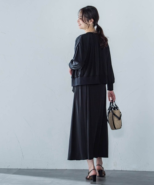 LAUTREAMONT（ロートレアモン）の「【WEB限定】ひやさらシワレスライトカーディガン≪洗濯機で洗える≫（カーディガン/ボレロ・レディース・ブラック/ブルー/ネイビー/ベージュ・9号）」の11枚目の写真