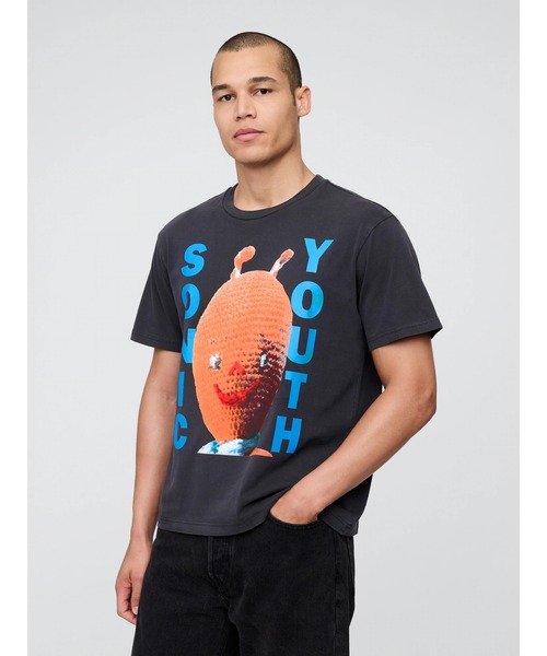 Sonic Youth グラフィックTシャツ XL Sonic Youth グラフィックTシャツ ブラック ソニックユース