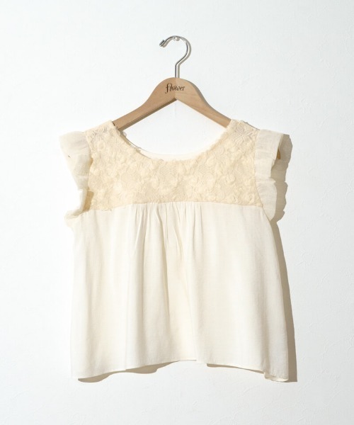 flower（フラワー）の「レーシーブロッサムトップ（シャツ/ブラウス・レディース・ブラック/アイボリー・FREE）」の19枚目の写真