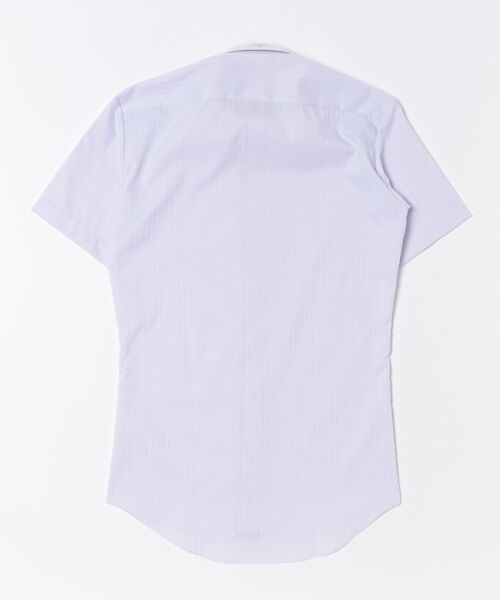 TOKYO SHIRTS（トウキョウシャツ）の「【超形態安定】 形態安定ノンアイロン ボタンダウン 半袖ビジネスワイシャツ（ビジネスシャツ・メンズ・パープル・首回り41cm/首回り42cm/首回り37cm/首回り39cm/首回り43cm）」の7枚目の写真