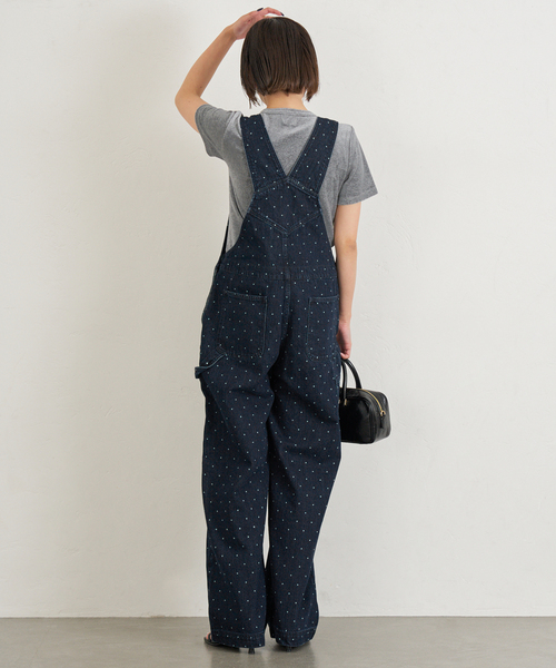 U by SPICK&SPAN（ユーバイスピックアンドスパン）の「ドットデニムオーバーオール（サロペット/オーバーオール・レディース・ネイビー/ブルー・36/38）」の21枚目の写真