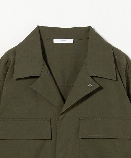 ASTRAET（アストラット）の「＜ASTRAET＞ミリタリーシャツ UNISEX（シャツ/ブラウス・レディース・ブラック/ダークグリーン・FREE）」の20枚目の写真