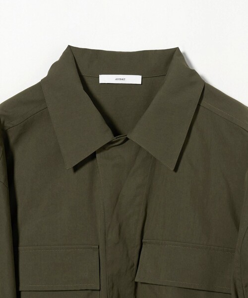 ブラウス シャツ 「ASTRAET」ミリタリーシャツ UNISEX レディース メンズ ASTRAET＞ミリタリーシャツ UNISEX（シャツ/ブラウス）｜ASTRAET