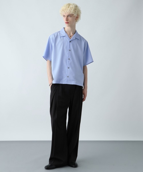 HARE(ハレ)の「LUXSカイキンシャツ(HARE)(シャツ/ブラウス・メンズ・グリーン/ホワイト/ブルー/ブラック・SMALL/MEDIUM)」の19枚目の写真
