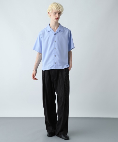HARE(ハレ)の「LUXSカイキンシャツ(HARE)(シャツ/ブラウス・メンズ・グリーン/ホワイト/ブルー/ブラック・SMALL/MEDIUM)」の20枚目の写真