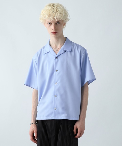 HARE(ハレ)の「LUXSカイキンシャツ(HARE)(シャツ/ブラウス・メンズ・グリーン/ホワイト/ブルー/ブラック・SMALL/MEDIUM)」の13枚目の写真
