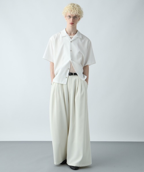 HARE(ハレ)の「LUXSカイキンシャツ(HARE)(シャツ/ブラウス・メンズ・グリーン/ホワイト/ブルー/ブラック・SMALL/MEDIUM)」の15枚目の写真