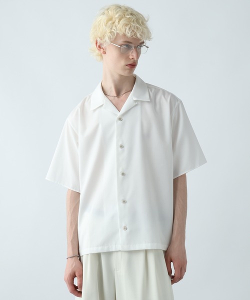 HARE(ハレ)の「LUXSカイキンシャツ(HARE)(シャツ/ブラウス・メンズ・グリーン/ホワイト/ブルー/ブラック・SMALL/MEDIUM)」の11枚目の写真