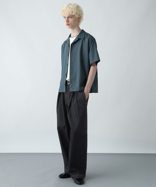 HARE(ハレ)の「LUXSカイキンシャツ(HARE)(シャツ/ブラウス・メンズ・グリーン/ホワイト/ブルー/ブラック・SMALL/MEDIUM)」の9枚目の写真