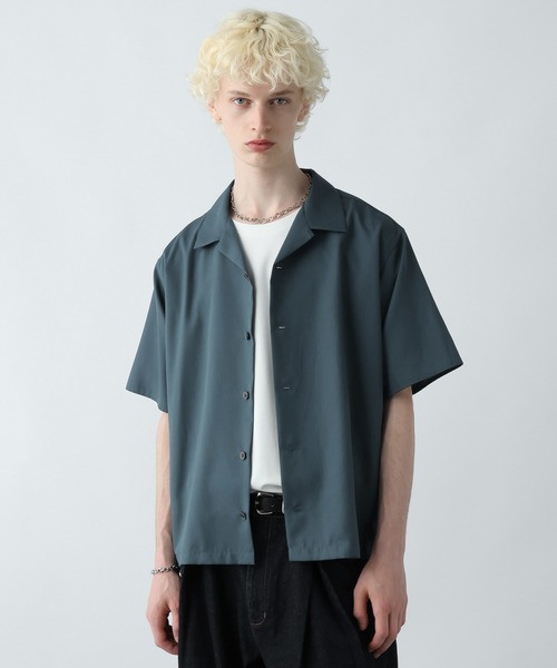 HARE(ハレ)の「LUXSカイキンシャツ(HARE)(シャツ/ブラウス・メンズ・グリーン/ホワイト/ブルー/ブラック・SMALL/MEDIUM)」の8枚目の写真