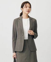 J.PRESS（ジェイプレス）の「【洗える】T/Rアルガンシルク テーラード ジャケット（テーラードジャケット・レディース）」
