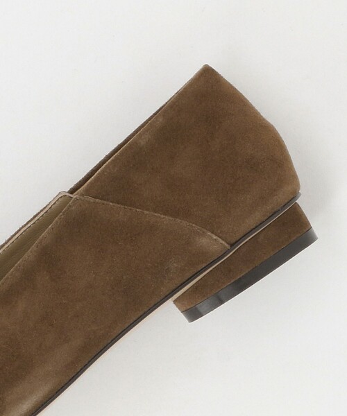 セール】オブリークスクエアトゥフラット15↓↑（パンプス）｜ODETTE E