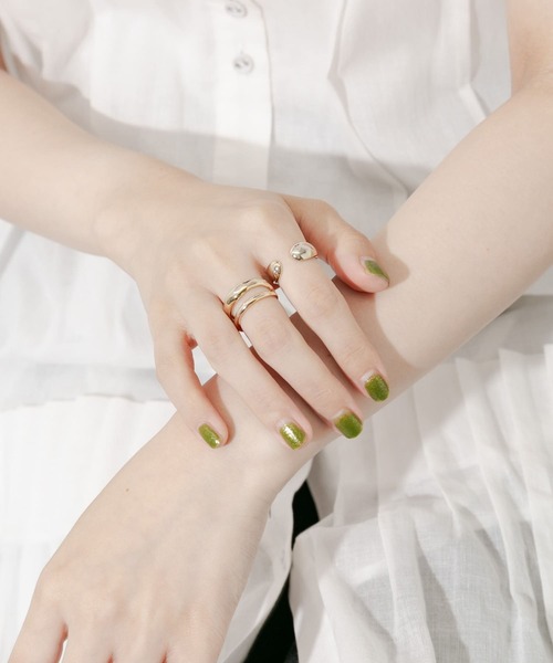 SMELLY（スメリー）の「2セットリング（リング・レディース・ゴールド・-）」の3枚目の写真