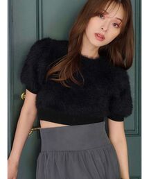 ニット セーター 「on:nue」ファー半袖ブラウス レディース 楽天市場】ファー（長さ（袖）半袖）（ニット・セーター