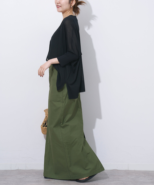 JOURNAL STANDARD relume（ジャーナルスタンダード　レリューム）の「シアードルマンカーディガン（カーディガン/ボレロ・レディース・ホワイト系その他/ブラウン/レッド/ブラック・FREE）」の6枚目の写真