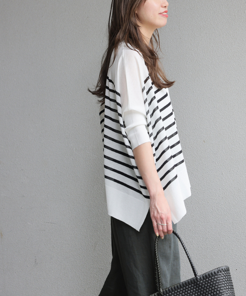 JOURNAL STANDARD relume（ジャーナルスタンダード　レリューム）の「シアードルマンカーディガン（カーディガン/ボレロ・レディース・ホワイト系その他/ブラウン/レッド/ブラック・FREE）」の16枚目の写真