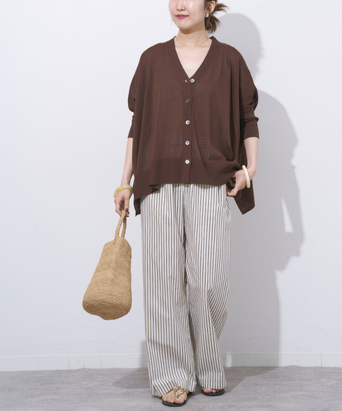 JOURNAL STANDARD relume（ジャーナルスタンダード　レリューム）の「シアードルマンカーディガン（カーディガン/ボレロ・レディース・ホワイト系その他/ブラウン/レッド/ブラック・FREE）」の18枚目の写真