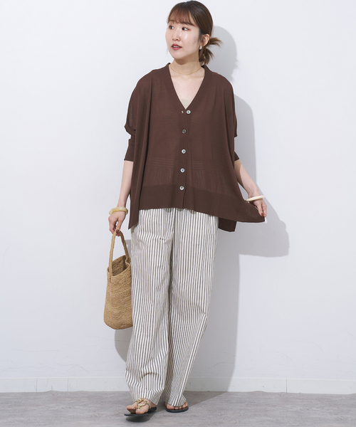 JOURNAL STANDARD relume（ジャーナルスタンダード　レリューム）の「シアードルマンカーディガン（カーディガン/ボレロ・レディース・ホワイト系その他/ブラウン/レッド/ブラック・FREE）」の19枚目の写真