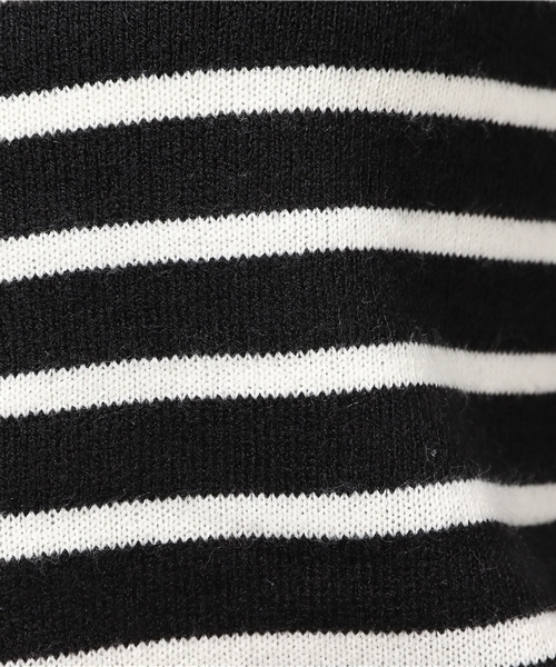 rienda（リエンダ）の「15AWタートルknitTOP（ニット/セーター・レディース・ホワイト/ブラック/マルチ/ネイビー・FREE）」の12枚目の写真