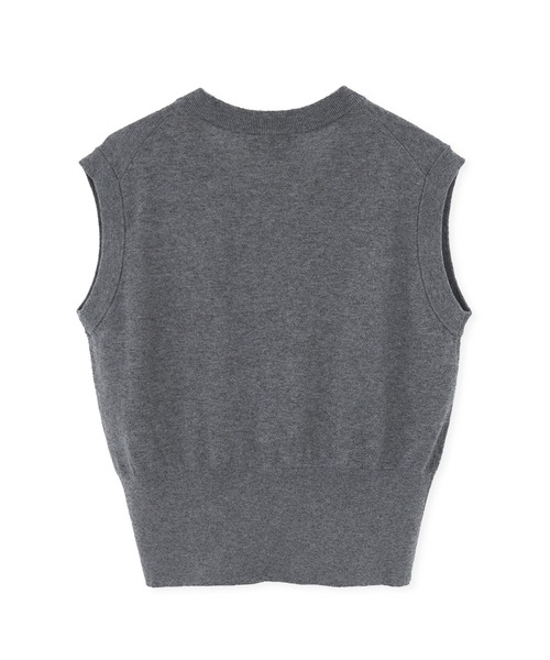 ADAM ET ROPE'（アダムエロペ）の「ラップストールコンビノースリーブプルオーバー（ニット/セーター・レディース・ラベンダー/ブラウン/グレー・FREE）」の22枚目の写真