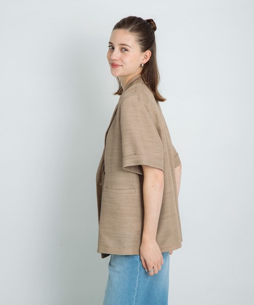 URBAN RESEARCHメッシュハーフスリープジャケット URBAN RESEARCH（アーバンリサーチ）の「メッシュハーフスリーブ