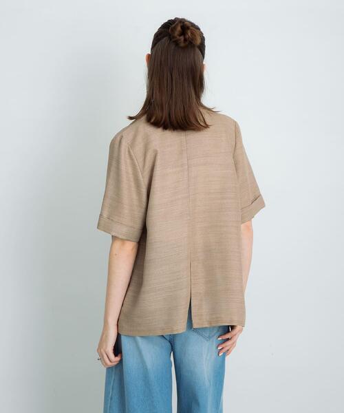 URBAN RESEARCH Sonny Label(アーバンリサーチサニーレーベル)の「メッシュハーフスリーブジャケット(その他アウター・レディース・ベージュ/アイボリー・FREE)」の13枚目の写真