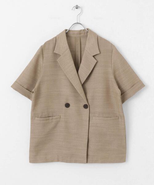 URBAN RESEARCH Sonny Label(アーバンリサーチサニーレーベル)の「メッシュハーフスリーブジャケット(その他アウター・レディース・ベージュ/アイボリー・FREE)」の22枚目の写真
