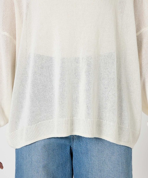 セール】BARNYARDSTORM / ライトワイドペーパーニット / ハンド