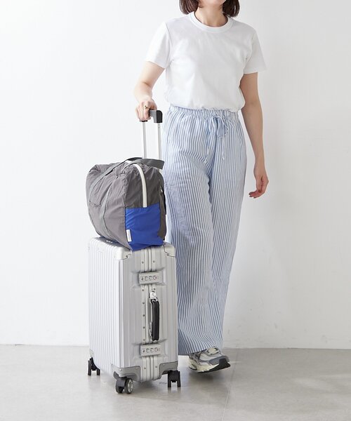 BIRTHDAY BAR（バースデイバー）の「トラベル撥水ボストンバッグ（ボストンバッグ・レディース・ダークグレー・0）」の2枚目の写真