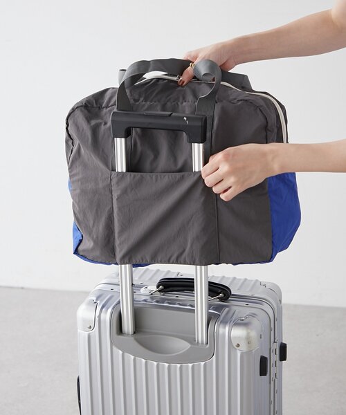 BIRTHDAY BAR（バースデイバー）の「トラベル撥水ボストンバッグ（ボストンバッグ・レディース・ダークグレー・0）」の5枚目の写真