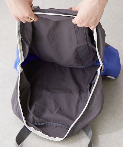 BIRTHDAY BAR（バースデイバー）の「トラベル撥水ボストンバッグ（ボストンバッグ・レディース・ダークグレー・0）」の14枚目の写真