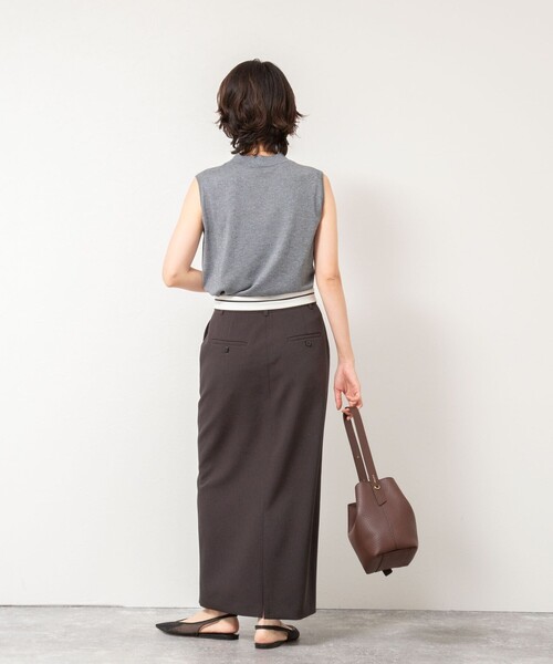 NOLLEY’S Sophi(ノーリーズソフィ)の「《アンサンブル対応》《手洗い可能》W混ラメハイネックプルオーバーニット(ニット/セーター・レディース・サックスブルー/グレー/イエロー/キャメル・38/36)」の22枚目の写真