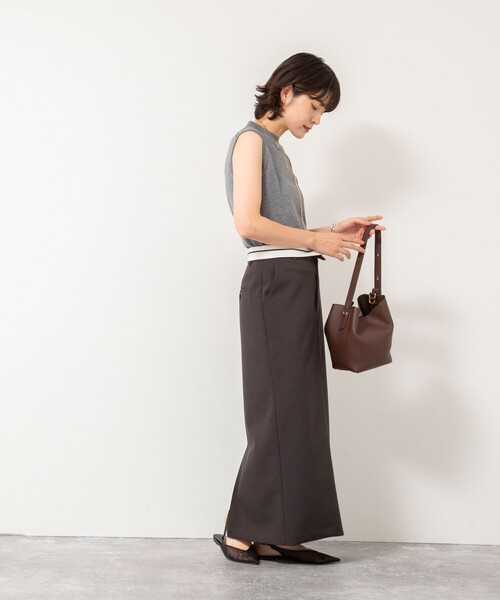 NOLLEY’S Sophi(ノーリーズソフィ)の「《アンサンブル対応》《手洗い可能》W混ラメハイネックプルオーバーニット(ニット/セーター・レディース・サックスブルー/グレー/イエロー/キャメル・38/36)」の21枚目の写真