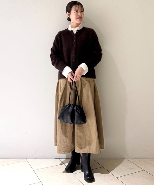 SLOBE IENA（スローブイエナ）の「《追加》ミニフリルブラウス（シャツ/ブラウス・レディース・ホワイト/グレー・FREE）」の13枚目の写真