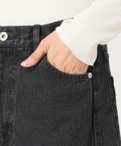 journal standard L'essage（ジャーナルスタンダードレサージュ）の「《追加2》【金子綾さん着用】Side Seam デニム（デニムパンツ・レディース・ブラック/ダークブルー・36/38）」の20枚目の写真