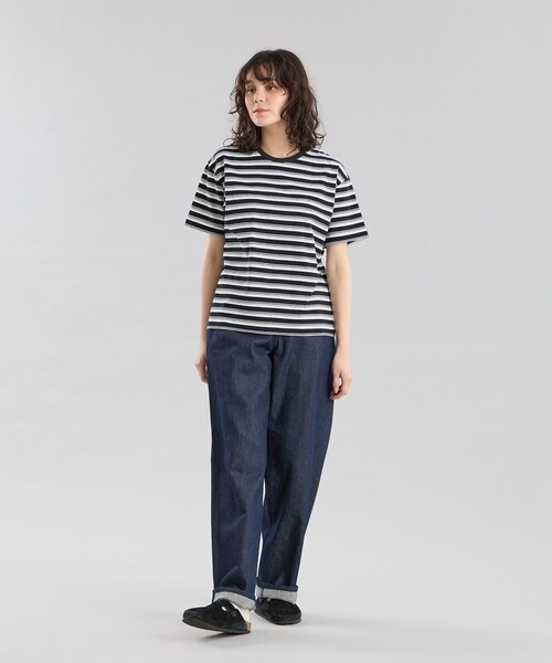 MACKINTOSH PHILOSOPHY（ﾏｯｷﾝﾄｯｼｭ ﾌｨﾛｿﾌｨｰ）の「GREY LABEL マルチボーダーカットソー（Tシャツ/カットソー・レディース・レッド系その他/グリーン/ブルー系その他3/ブラック・6/2）」の13枚目の写真