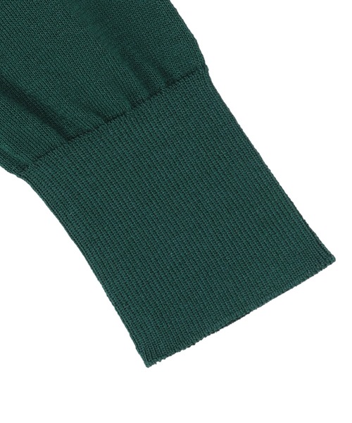 TOKYO SHIRTS（トウキョウシャツ）の「ハイゲージ クルーネックカーディガン（カーディガン/ボレロ・レディース・グリーン/ブラック・M/L）」の8枚目の写真