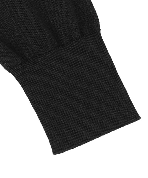 TOKYO SHIRTS（トウキョウシャツ）の「ハイゲージ クルーネックカーディガン（カーディガン/ボレロ・レディース・グリーン/ブラック・M/L）」の4枚目の写真