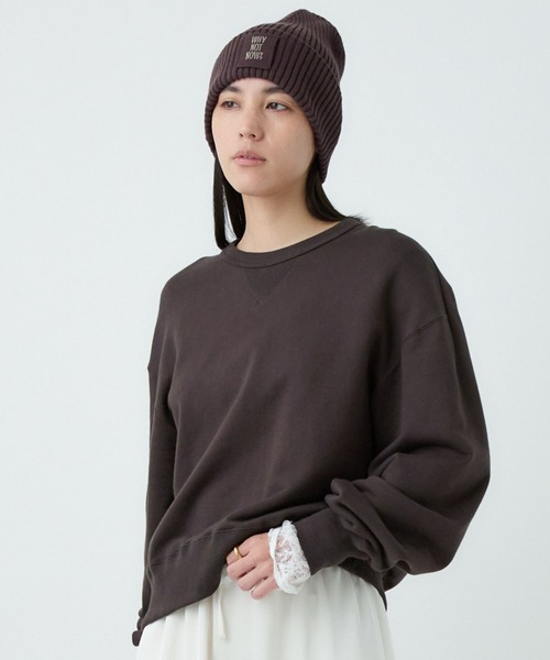 Chaos（カオス）の「Chaos(カオス)/ ◆WHY NOT NOW◆コニーニットビーニ（ニットキャップ/ビーニー・レディース・モカ/ブラウン・FREE）」の2枚目の写真