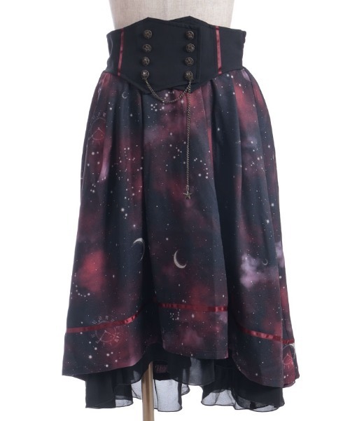 axes femme（アクシーズファム）の「ステラプリントイレヘムスカート（スカート・レディース・ブラック/パープル/ネイビー・FREE）」の22枚目の写真