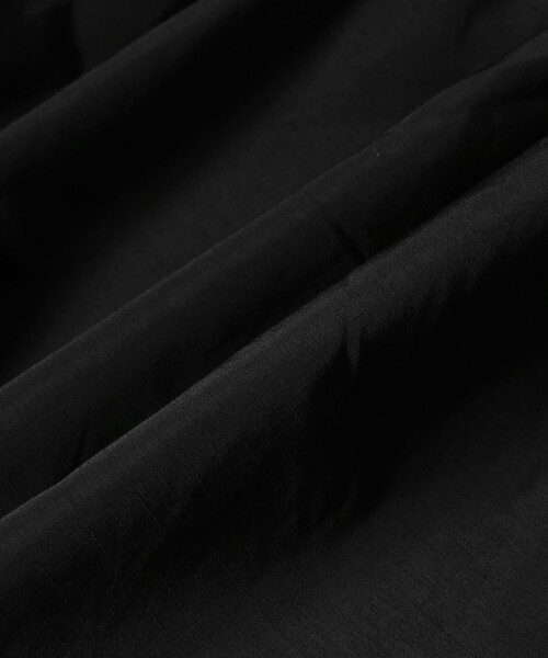 CAROLINA GLASER（カロリナ グレイサー）の「リップストップ リボン ボリュームスリーブ ワンピース（ワンピース・レディース・ブルー系その他/ブラック・SMALL/MEDIUM）」の4枚目の写真