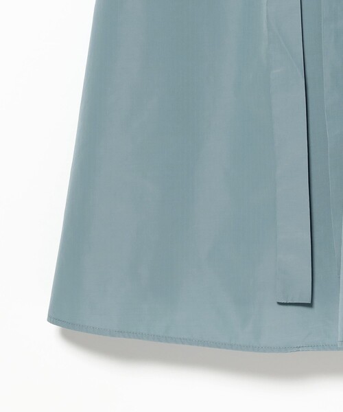 CAROLINA GLASER（カロリナ グレイサー）の「リップストップ リボン ボリュームスリーブ ワンピース（ワンピース・レディース・ブルー系その他/ブラック・SMALL/MEDIUM）」の8枚目の写真