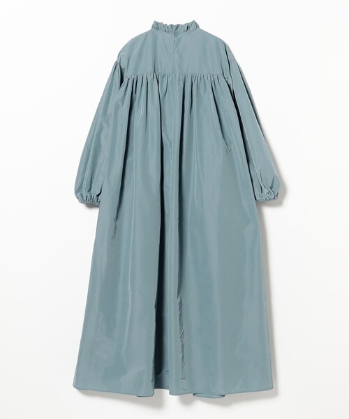 CAROLINA GLASER（カロリナ グレイサー）の「リップストップ リボン ボリュームスリーブ ワンピース（ワンピース・レディース・ブルー系その他/ブラック・SMALL/MEDIUM）」の9枚目の写真