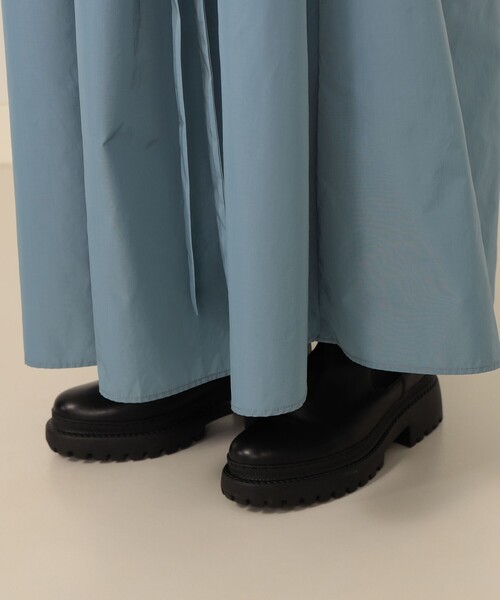 CAROLINA GLASER（カロリナ グレイサー）の「リップストップ リボン ボリュームスリーブ ワンピース（ワンピース・レディース・ブルー系その他/ブラック・SMALL/MEDIUM）」の18枚目の写真