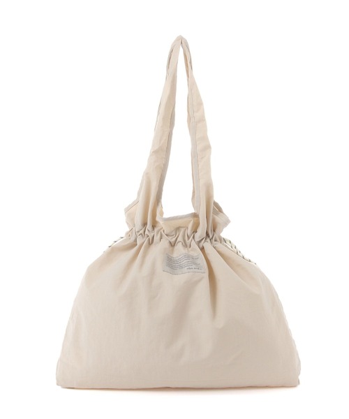 niko and...(ニコアンド)の「オリジナル ポケット巾着トート(トートバッグ・レディース・カーキ/ホワイト/イエロー/オレンジ/ネイビー・0)」の9枚目の写真